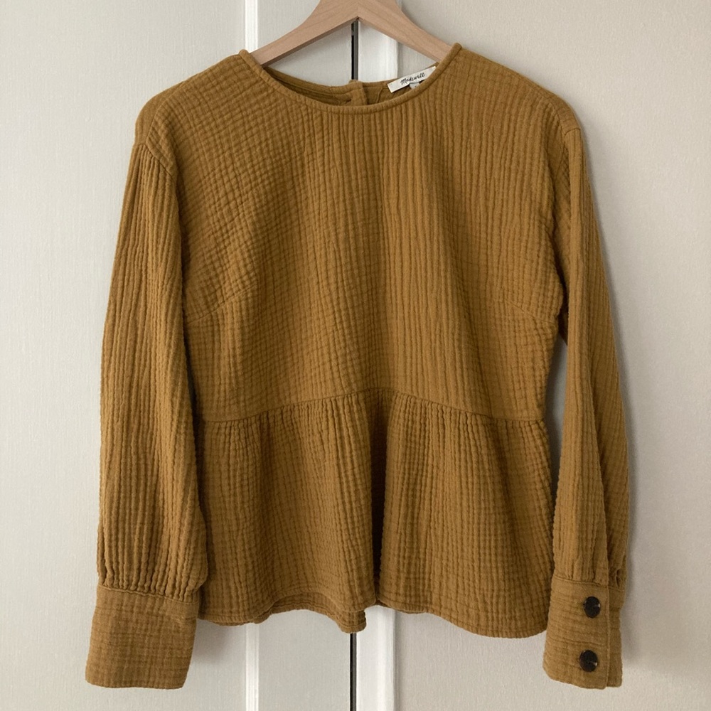 Madewell Peplum Top